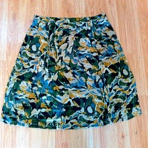Jaclyn Smith Multi Color Patterned Skirt